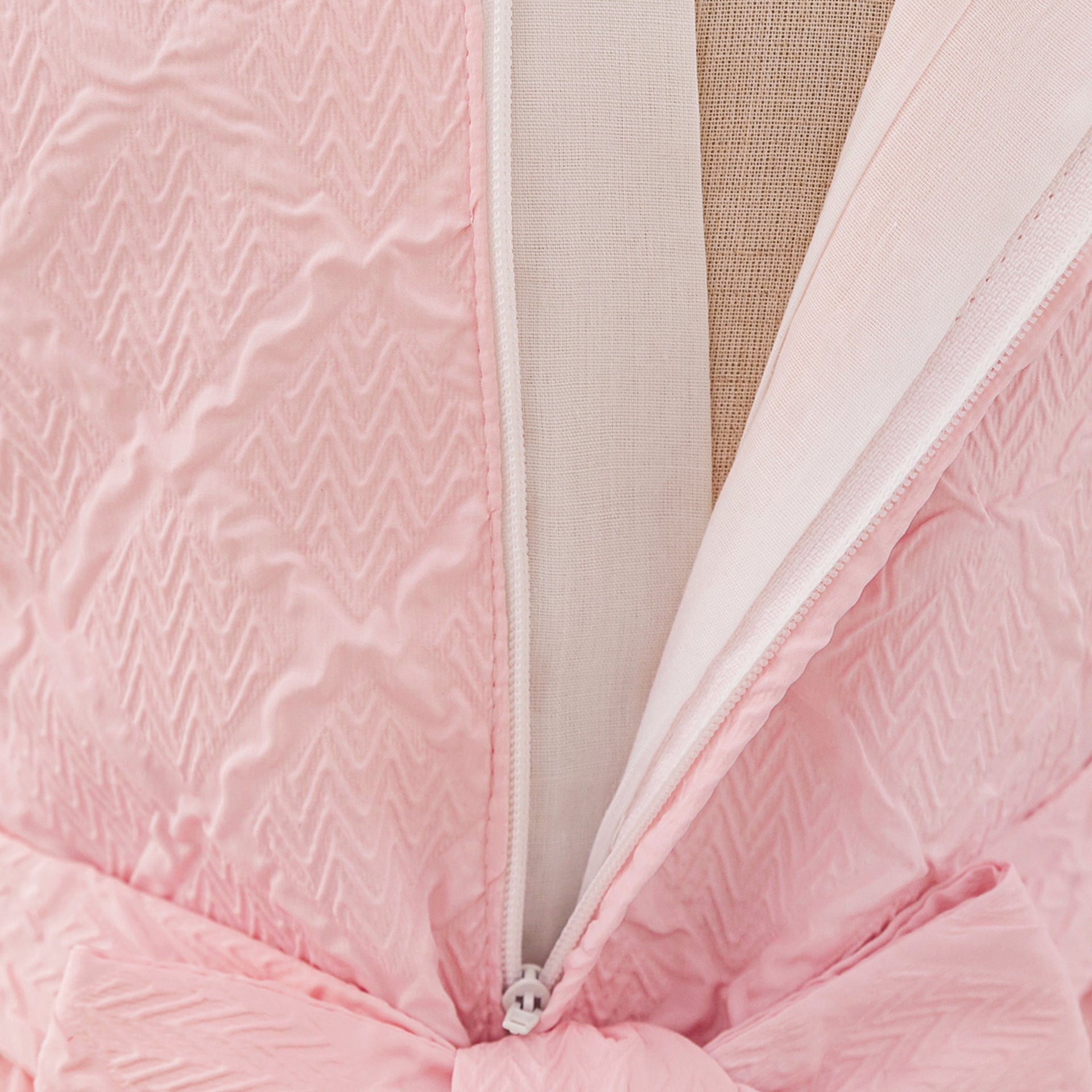 Light Pink A-Line Puff Sleeve Flower Girl Dress | Princess Party Dress for Girls