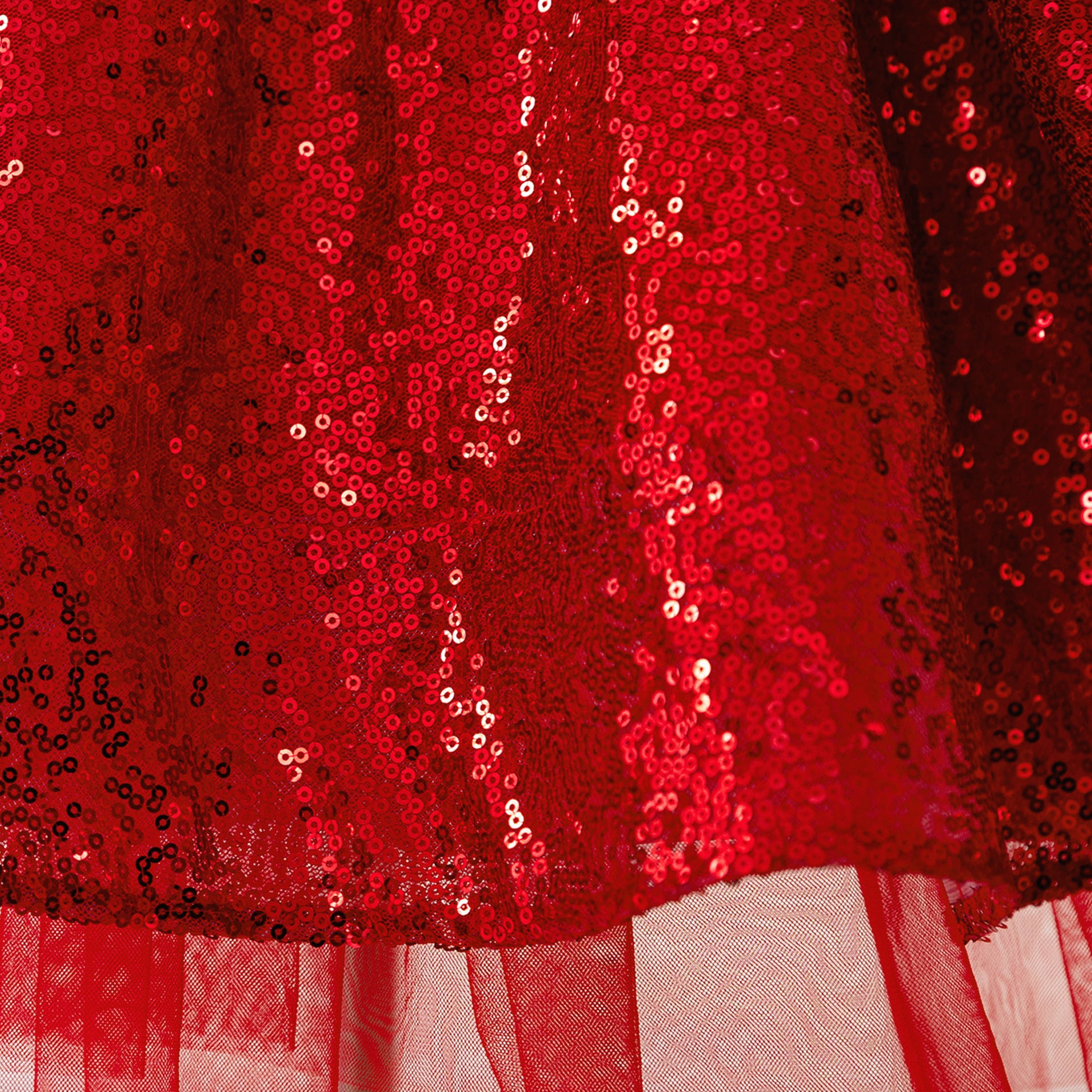 Cute Off Shoulder Sequin A-Line Dress for Girls | Party & Formal Occasion