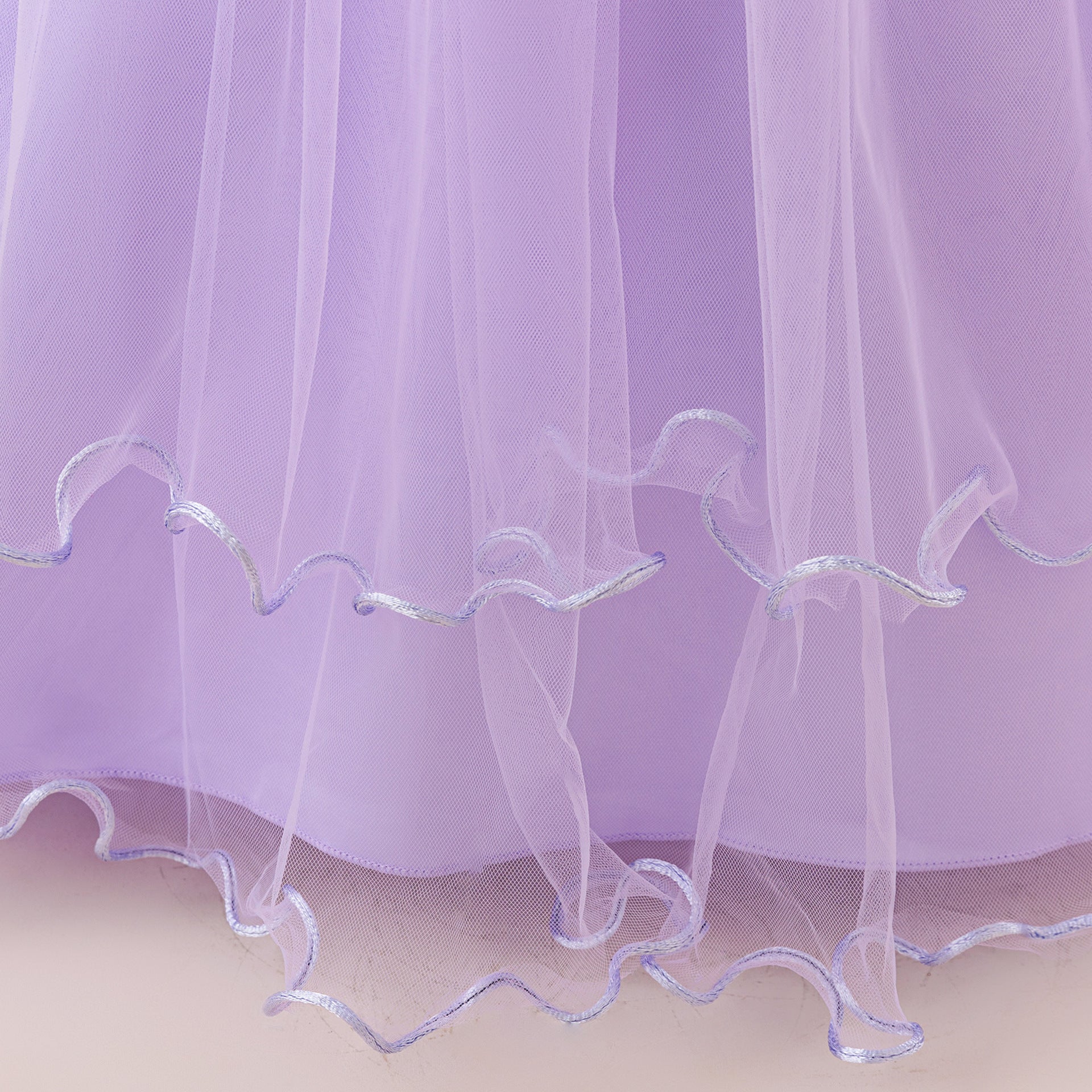 Off Shoulder A-line Tulle Princess Dress for Girls | Maxi Flower Girl Gown