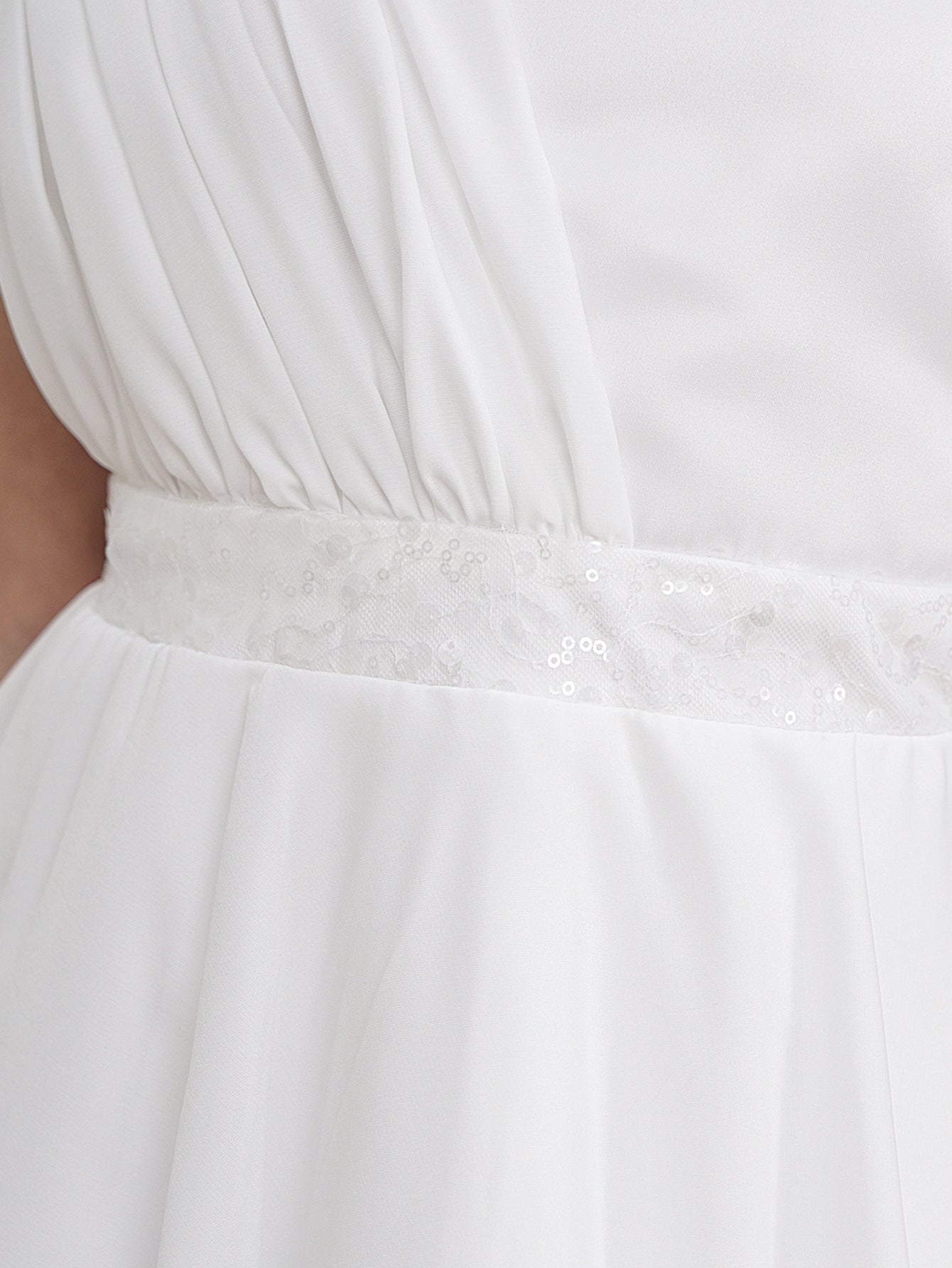 Cute White Off-Shoulder Princess Dress for Girls – Party, Wedding & Formal Wear