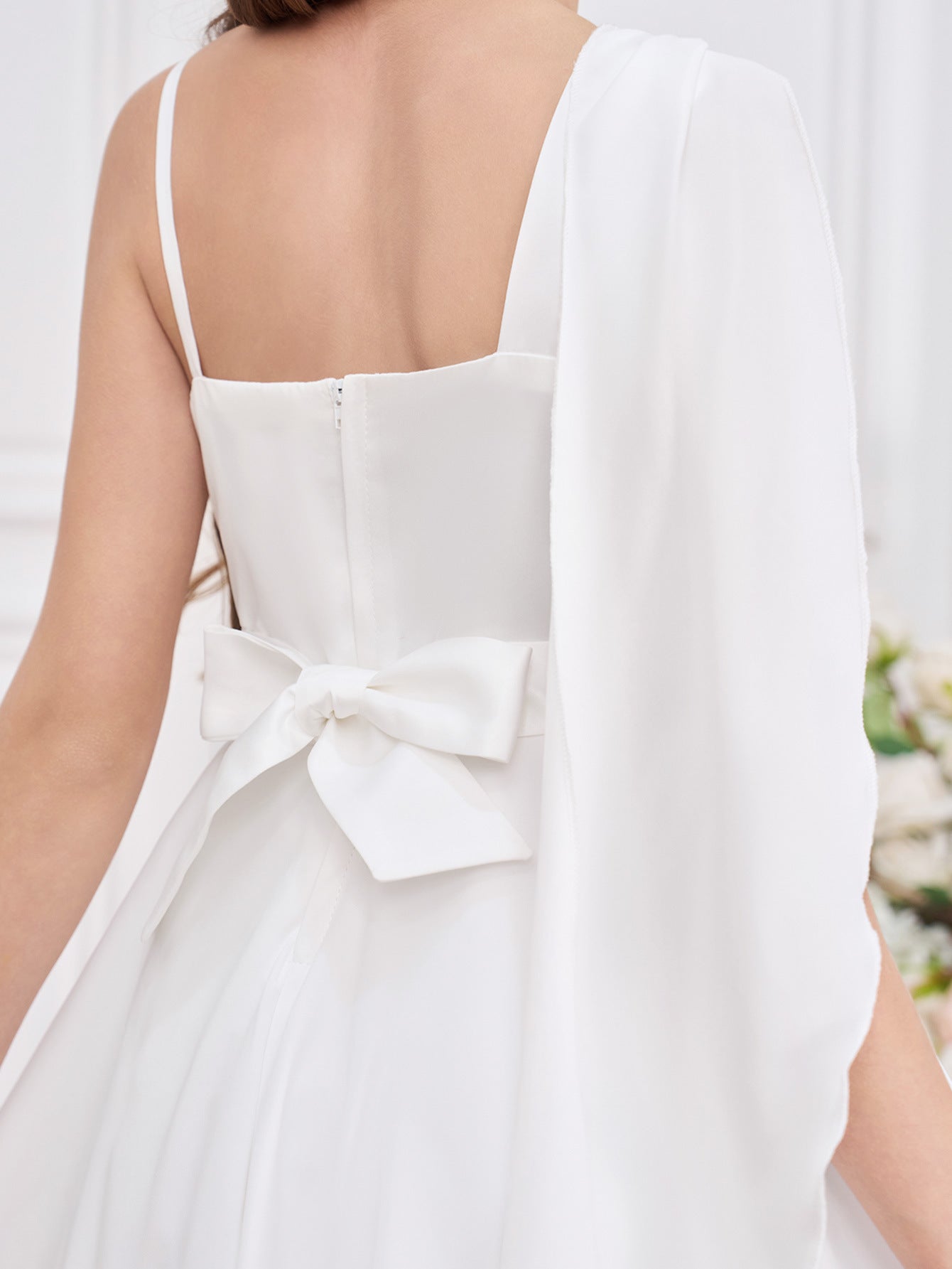 Cute White Off-Shoulder Princess Dress for Girls – Party, Wedding & Formal Wear