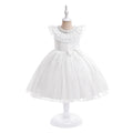 Cute Organza Bowknot A-line Flower Girl Dress