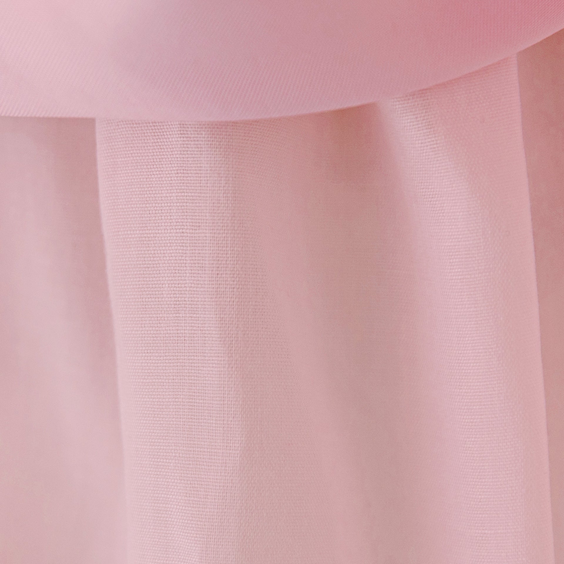 Pink Floral Tulle Princess Ball Gown for Baby Girls – Cute Puff Sleeve Dress