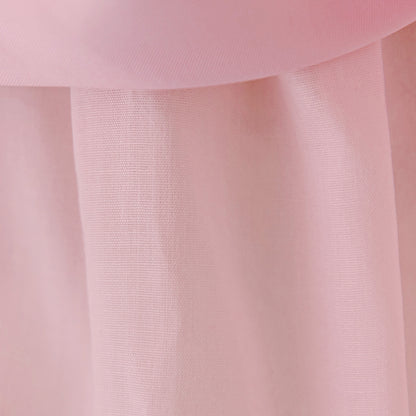 Frocklet Pink Floral Tulle Princess Ball Gown for Baby Girls – Cute Puff Sleeve Dress 10