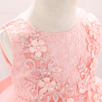 Frocklet Puffy Princess Ball Gown Dress for Baby Girls – Lace & Tulle Party Wear 26