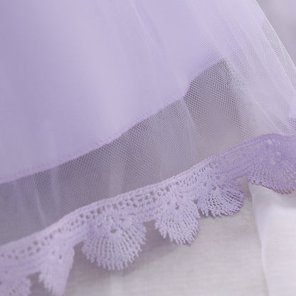 Frocklet Puffy Princess Ball Gown Dress for Baby Girls – Lace & Tulle Party Wear 6