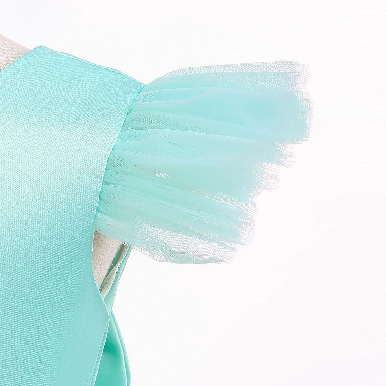 Puffy Ball Gown Princess Dress for Girls Ages 3-10 - Tulle & Satin Party Dress