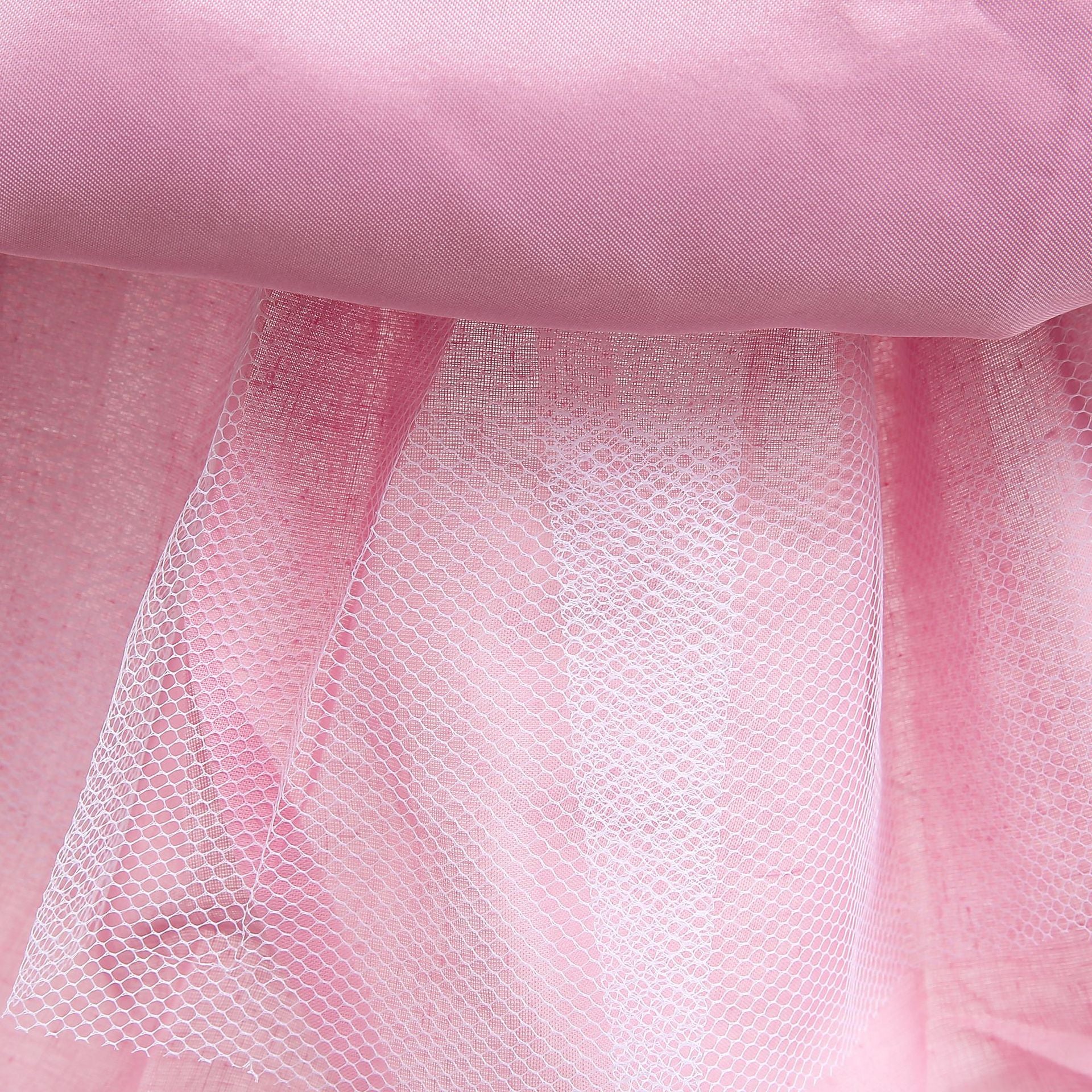 Puffy Tea-Length Satin Ball Gown Dress for Girls - Flower Girl & Party Wear