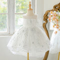 Cute Sequin High-Low A-line Off Shoulder Dress for Girls