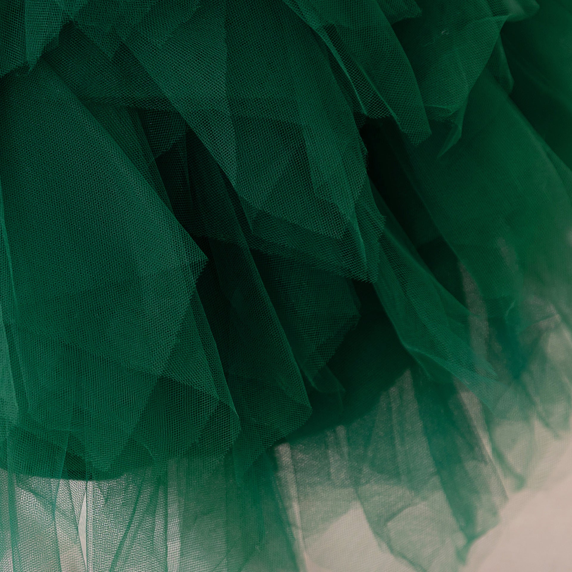 Dark Green Halter Princess Party Dress for Girls Tea Length