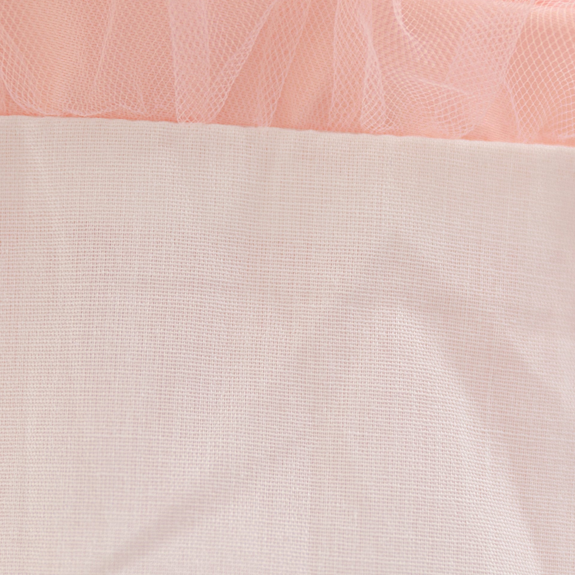 Light Pink Floral Puffy Princess Dress for Girls, Tea-Length Ball Gown