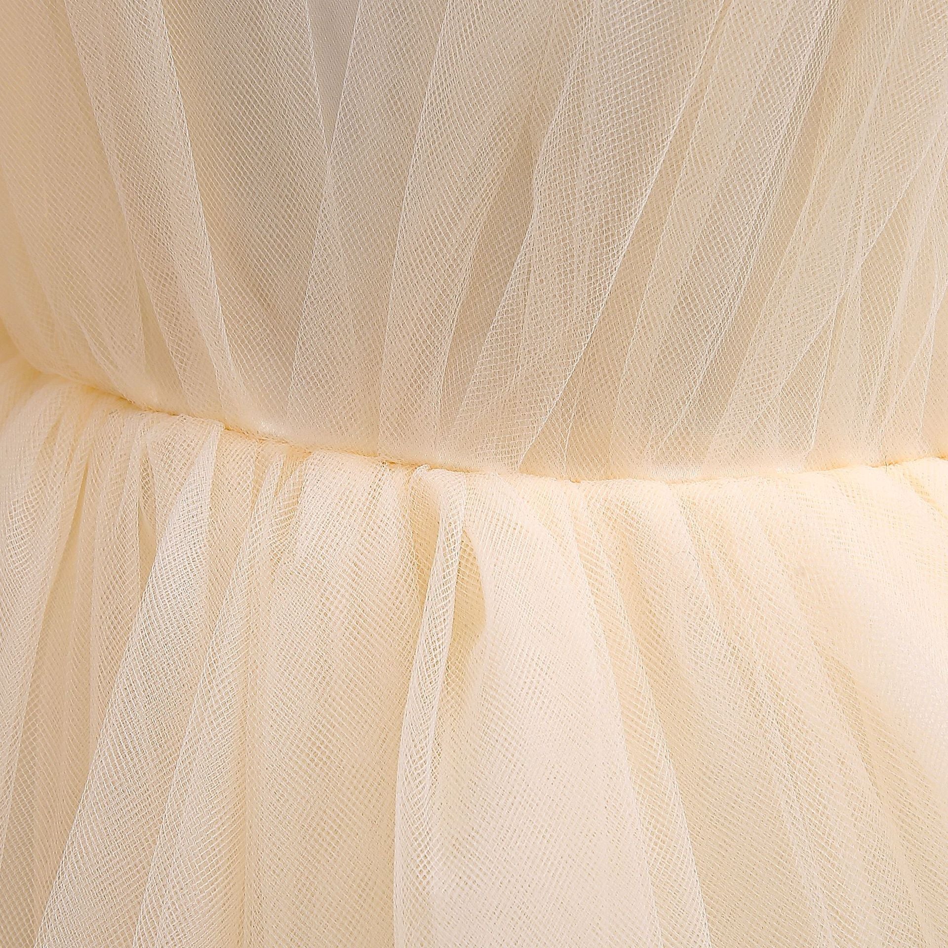Cute A-Line Tulle Maxi Dress for Girls - Tiered Princess Party Gown