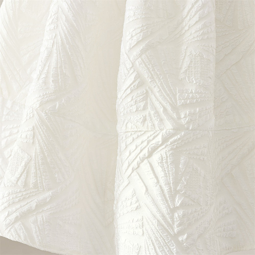 Frocklet Girls' White A-Line Puff Sleeve Princess Dress for Parties & Weddings 7