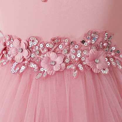 Frocklet Cute Pink Puffy Princess Ball Gown Dress for Girls | High-Low Party Dress Ages 3-10 6