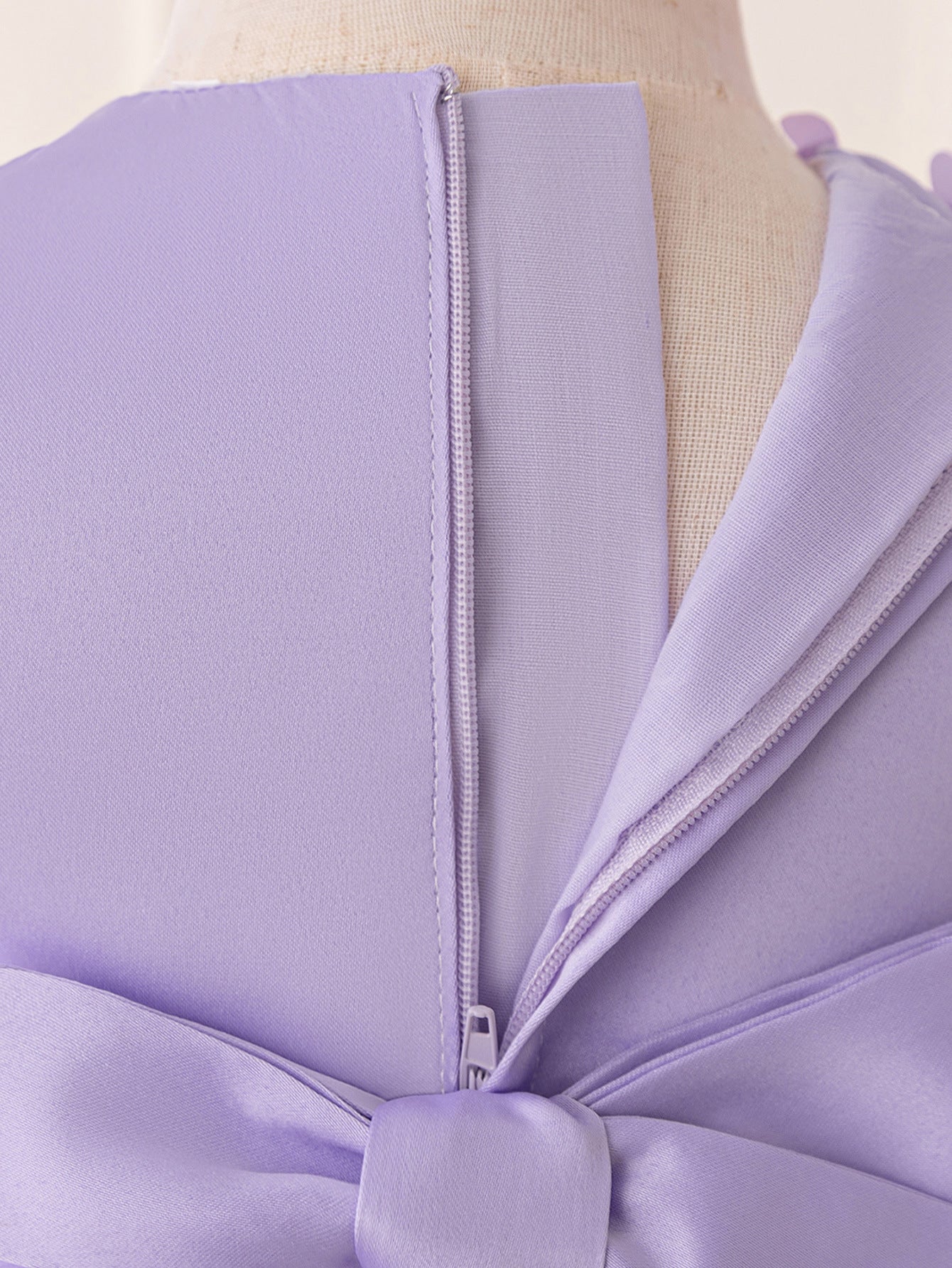 Frocklet Lavender Puffy Butterfly Tulle Dress for Babies and Toddlers | Tea Length Ball Gown 4