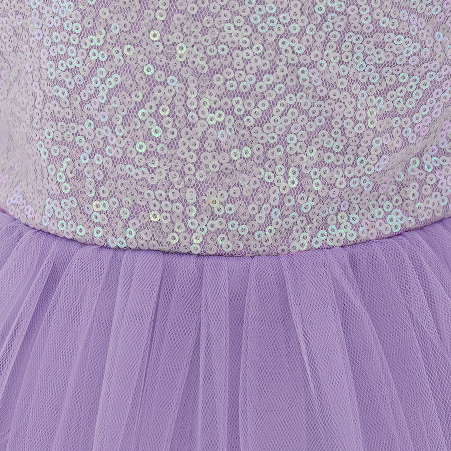 Lavender Puffy Flower Girl Dress – Cute Ball Gown for Parties & Weddings