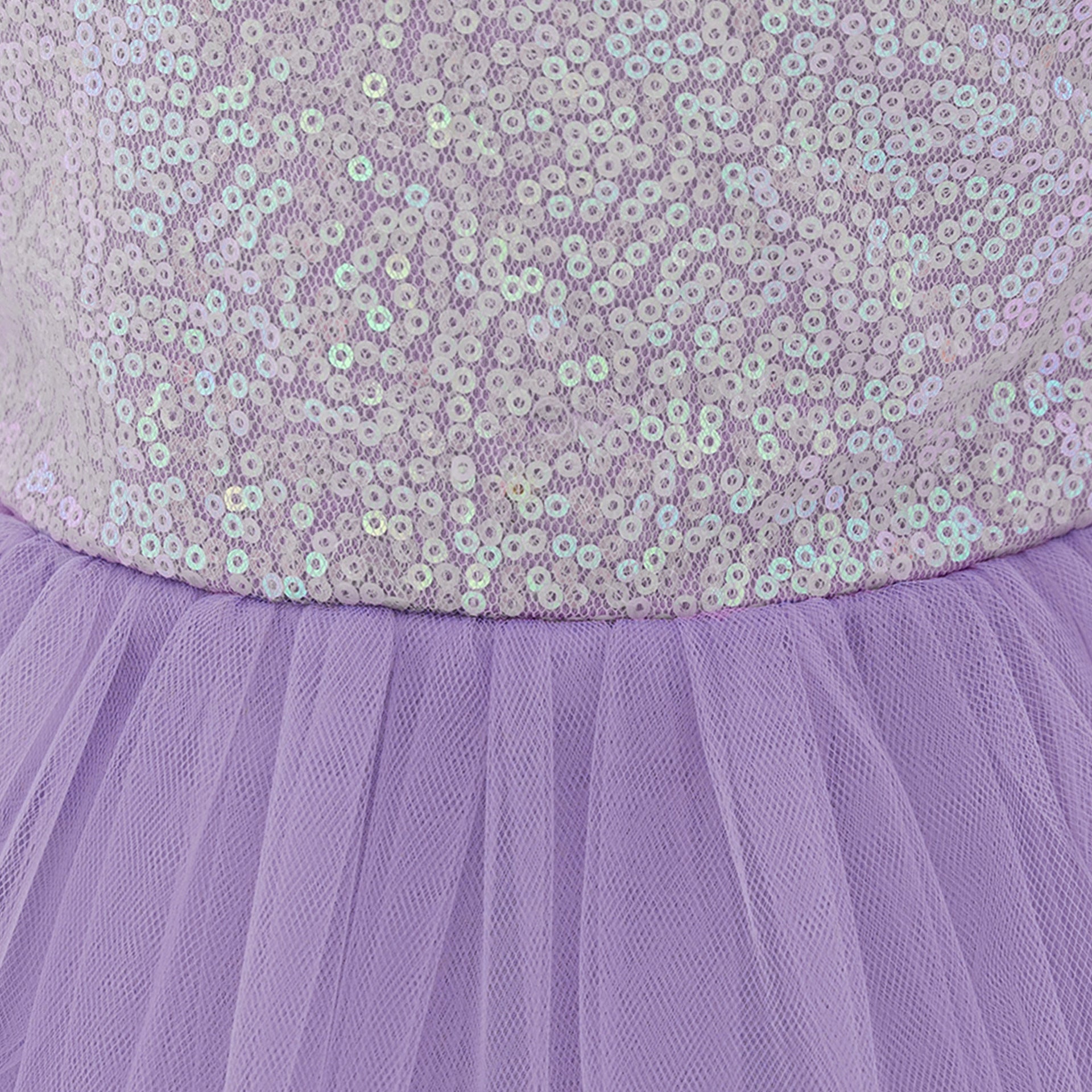 Lavender Puffy Flower Girl Dress – Cute Ball Gown for Parties & Weddings