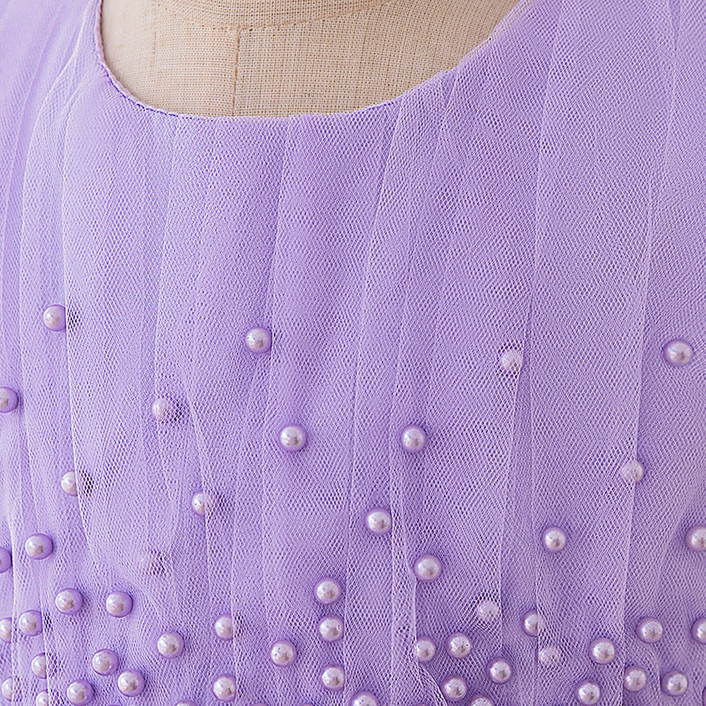 Frocklet Lavender Puffy High-Low Princess Dress for Girls | Party & Wedding Outfits 5
