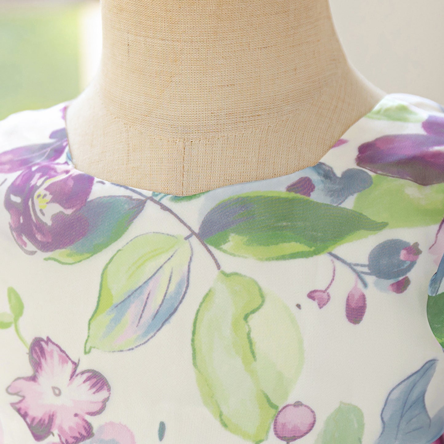 Frocklet Lavender Princess Puffy Dress – Floral Print Ball Gown for Kids | Tea Length Party & Wedding Dress 6