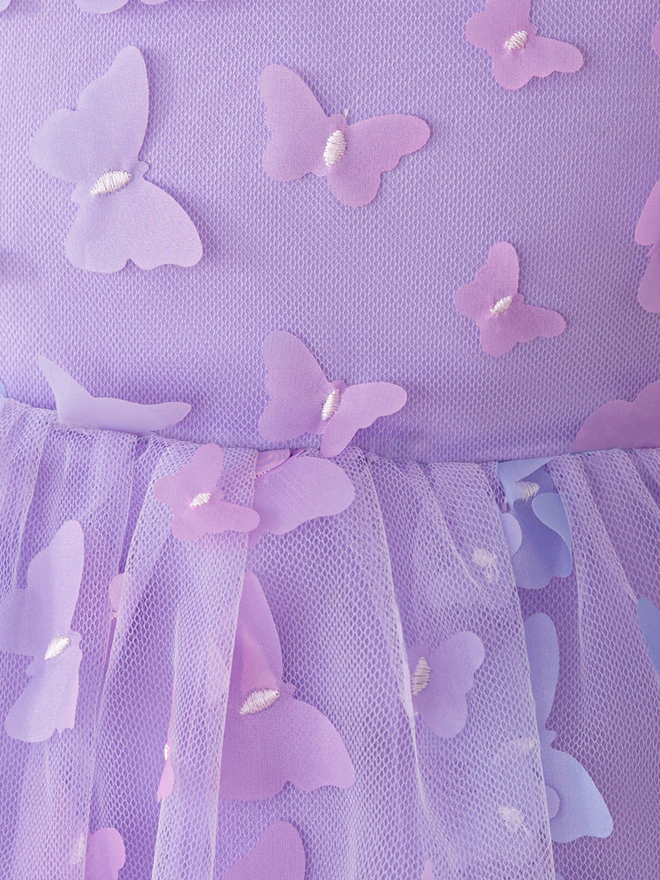 Frocklet Lavender Puffy Tulle Princess Ball Gown Dress for Girls | Party, Wedding, Festival 6