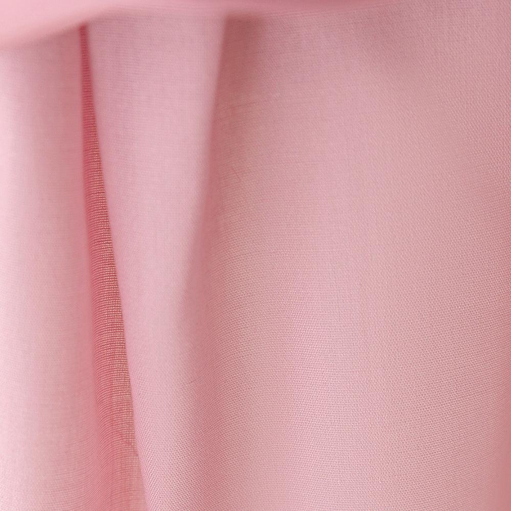 Light Pink Puffy Princess Dress for Girls | Embroidered Flower Girl Gown
