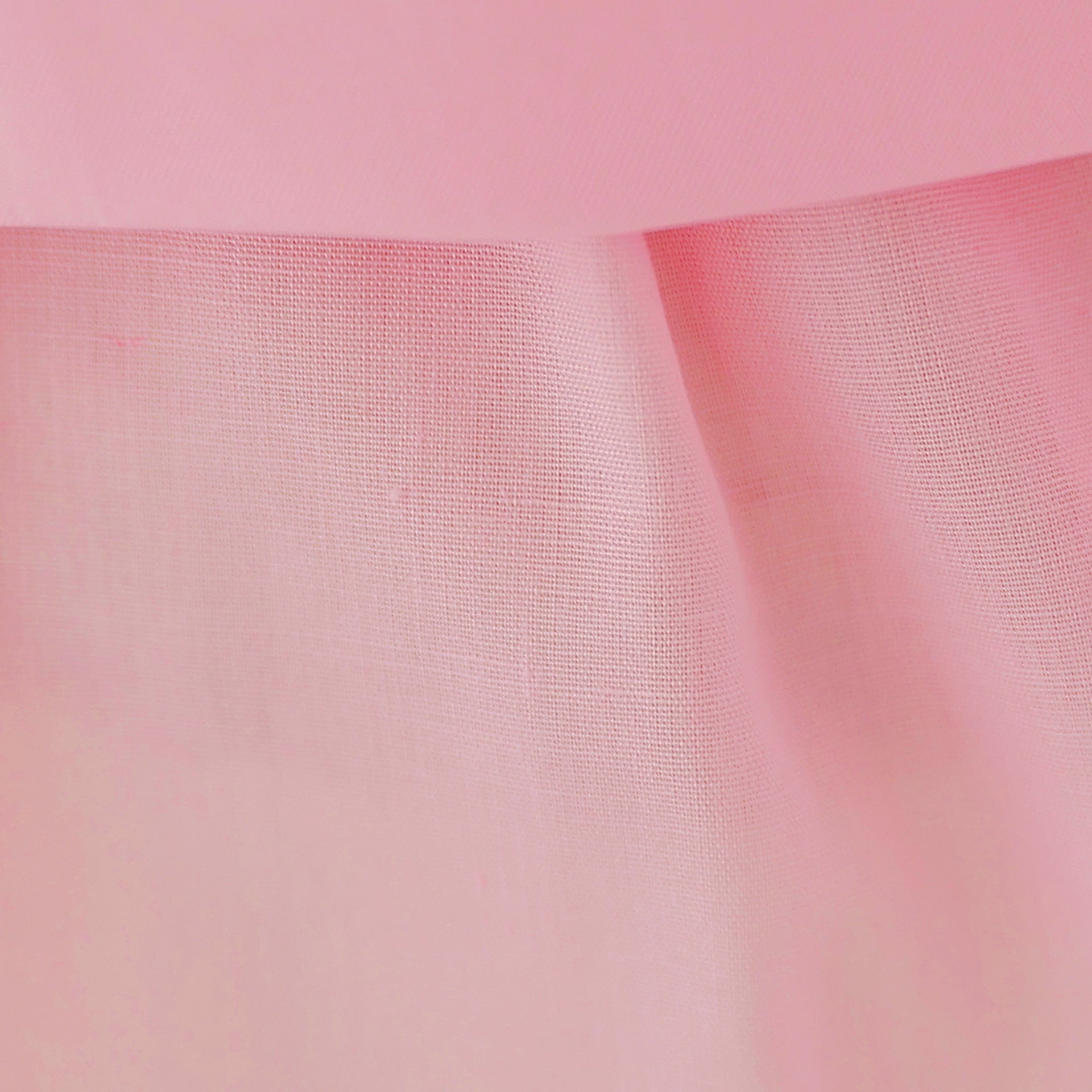 Light Pink Tulle Puff Sleeve Princess Dress for Kids | Ball Gown with Bowknot