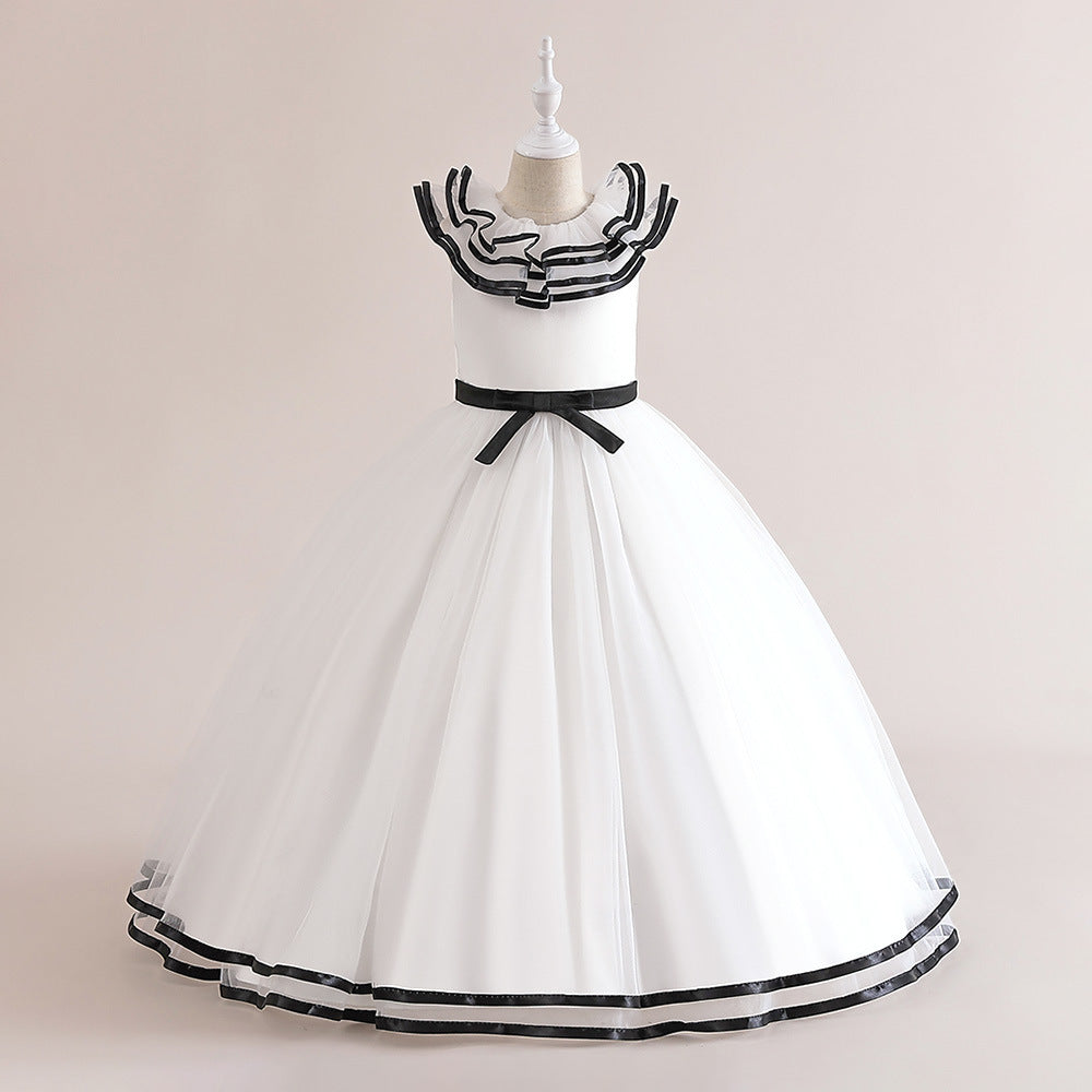 Cute Maxi Tiered Tulle Princess Dress for Girls | A-Line Formal Party Gown