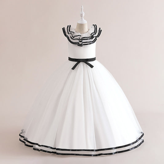 Cute Maxi Tiered Tulle Princess Dress for Girls | A-Line Formal Party Gown