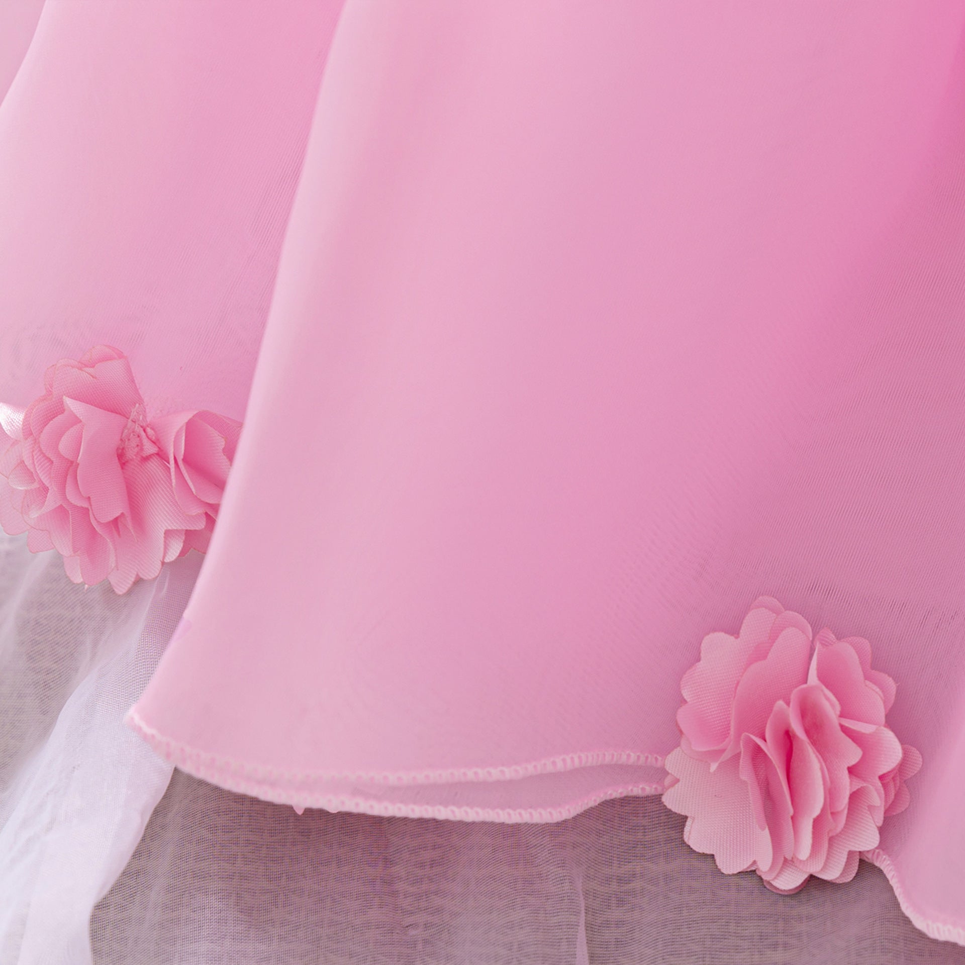 Cute Off Shoulder Mesh Princess Dress for Girls | Flower Girl & Party Dress