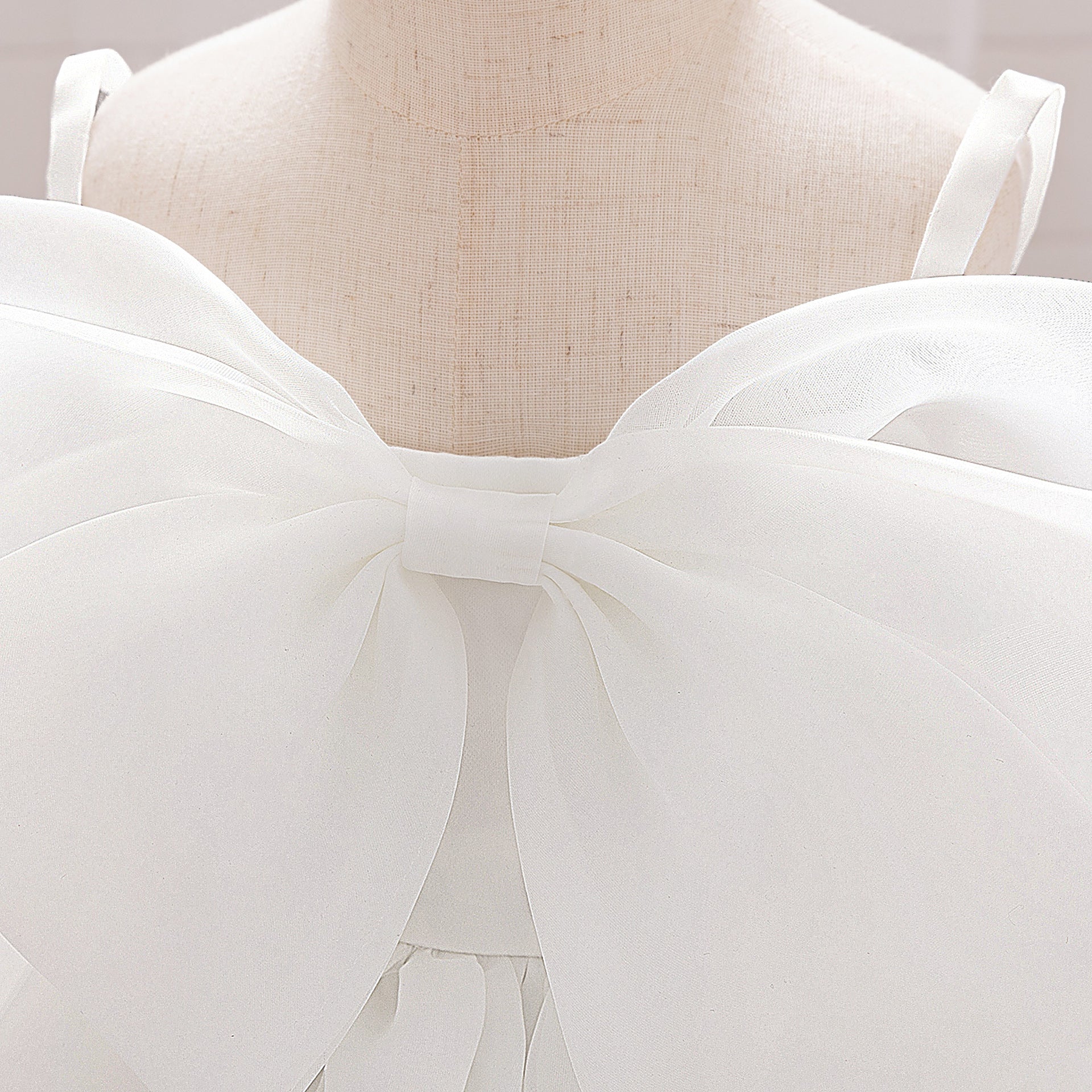 Cute Off Shoulder Mesh Princess Dress for Girls | Flower Girl & Party Dress