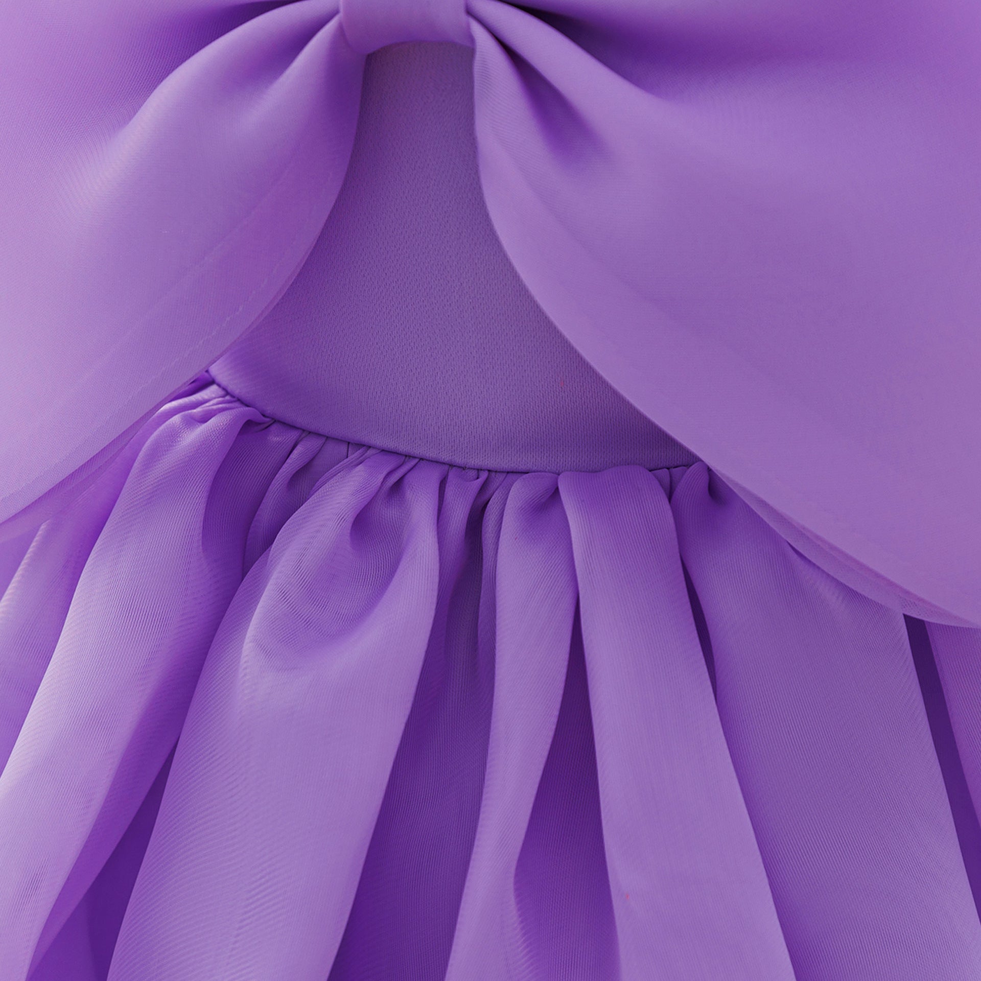 Cute Off Shoulder Mesh Princess Dress for Girls | Flower Girl & Party Dress