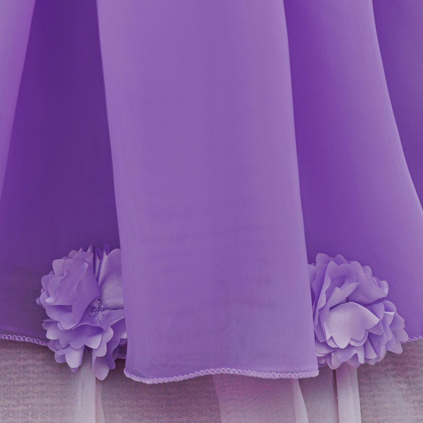 Cute Off Shoulder Mesh Princess Dress for Girls | Flower Girl & Party Dress