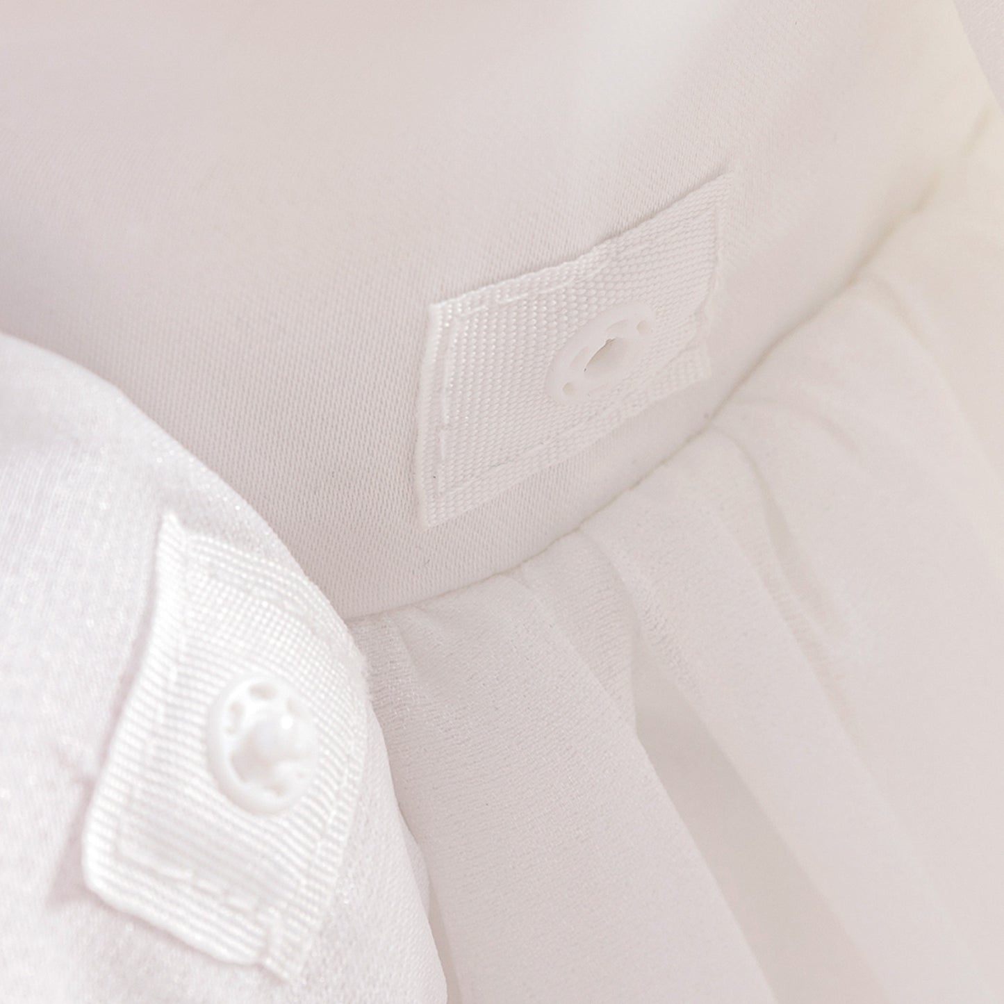 White Off-Shoulder Puffy Mesh Flower Girl Dress | Toddler Ball Gown for Weddings & Parties