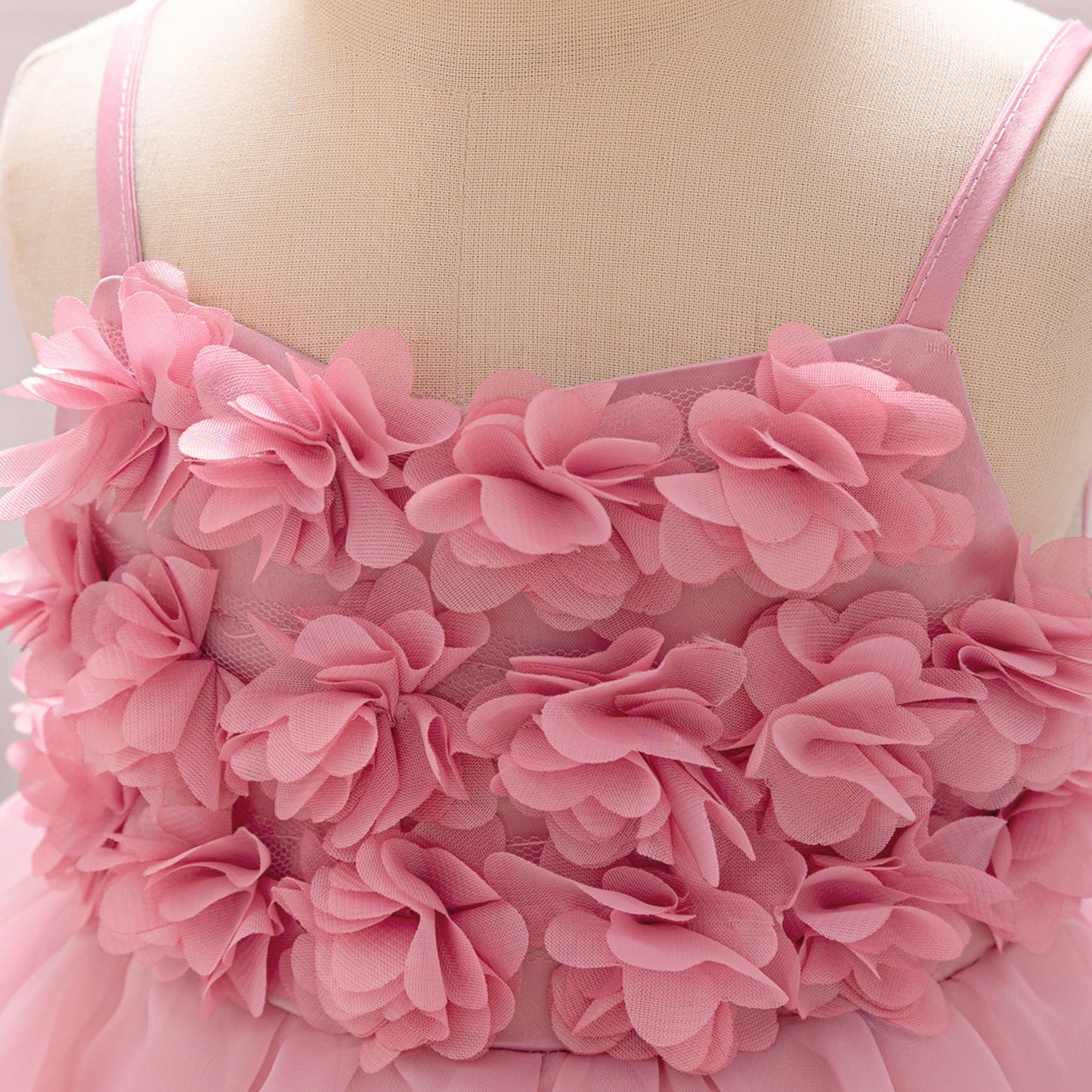 Cute Puffy Off Shoulder Toddler Dress | Flower Girl Tulle Gown