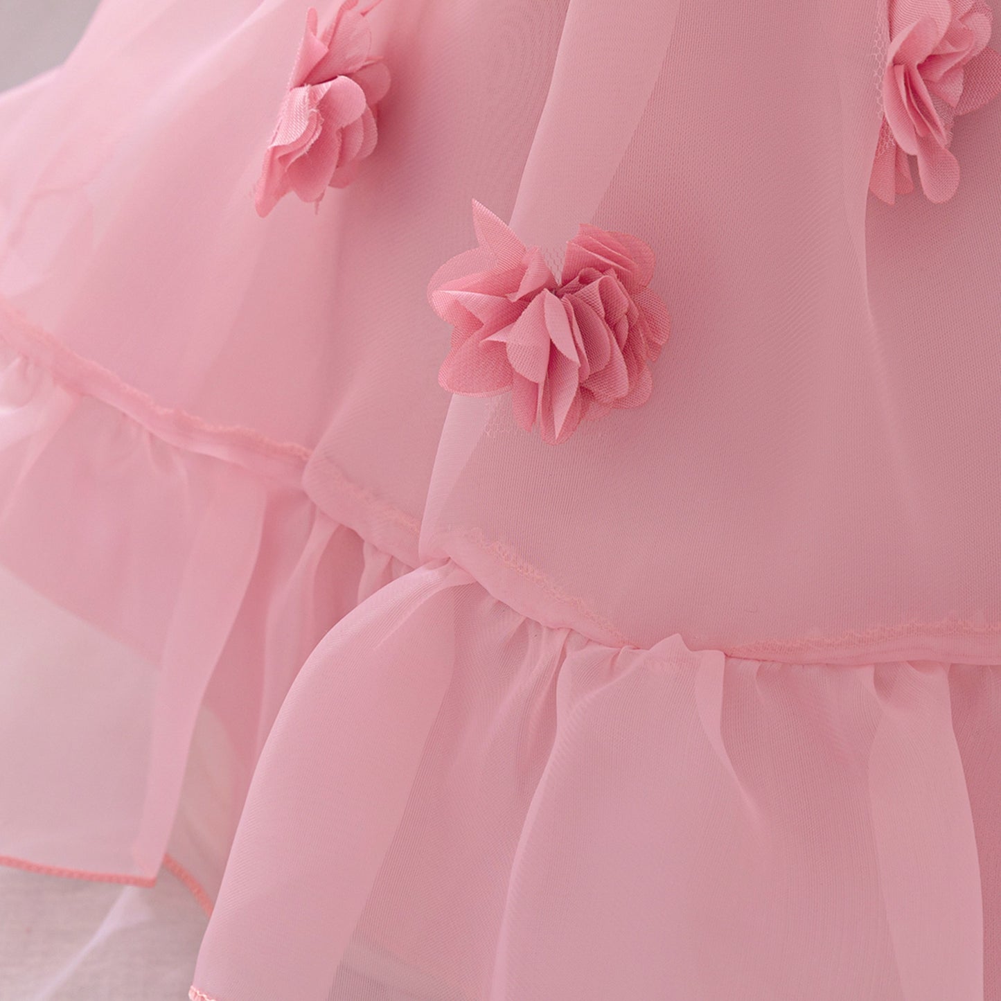 Cute Puffy Off Shoulder Toddler Dress | Flower Girl Tulle Gown