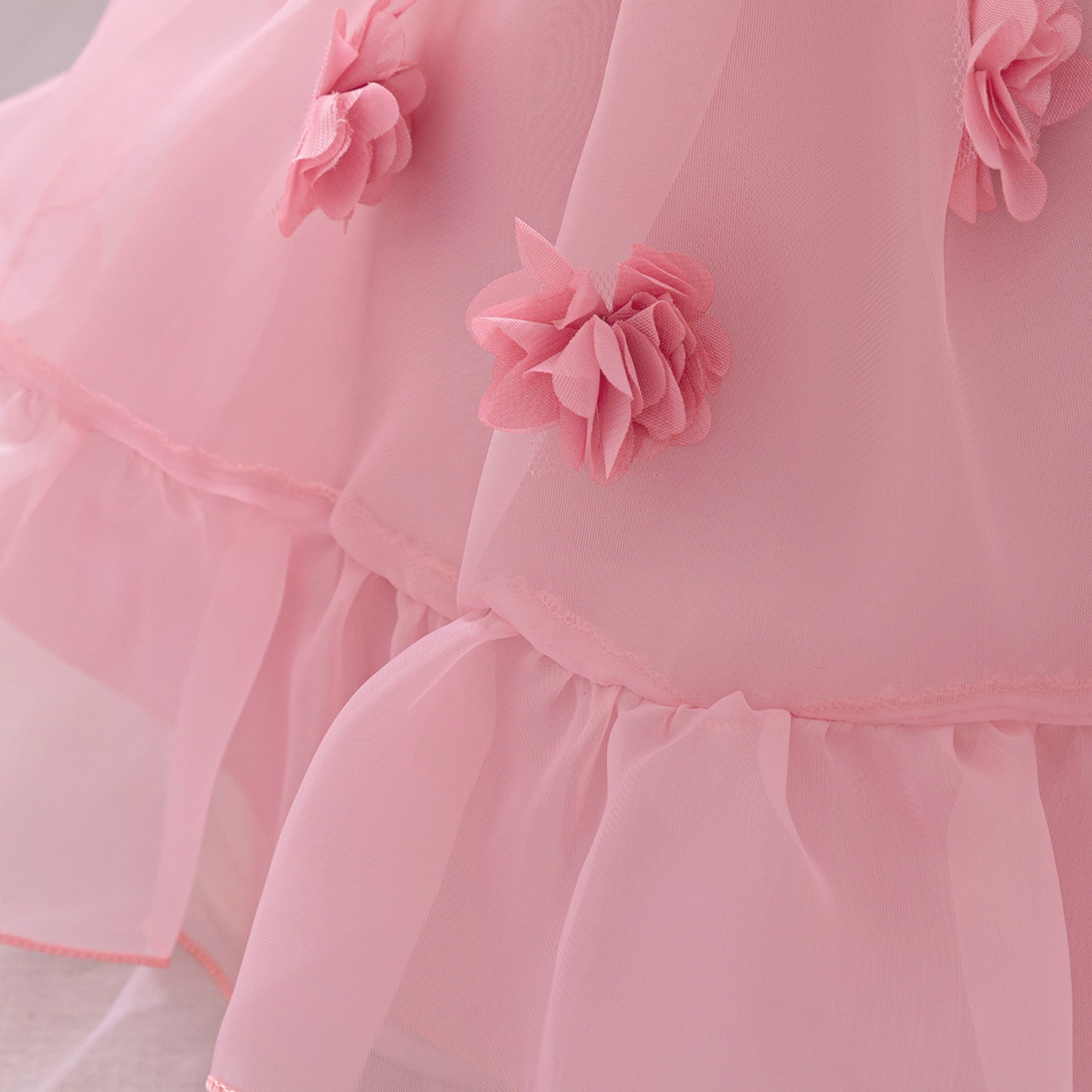 Cute Puffy Off Shoulder Toddler Dress | Flower Girl Tulle Gown