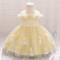 Off-Shoulder Puffy Tulle Princess Dress with Bowknot and Applique