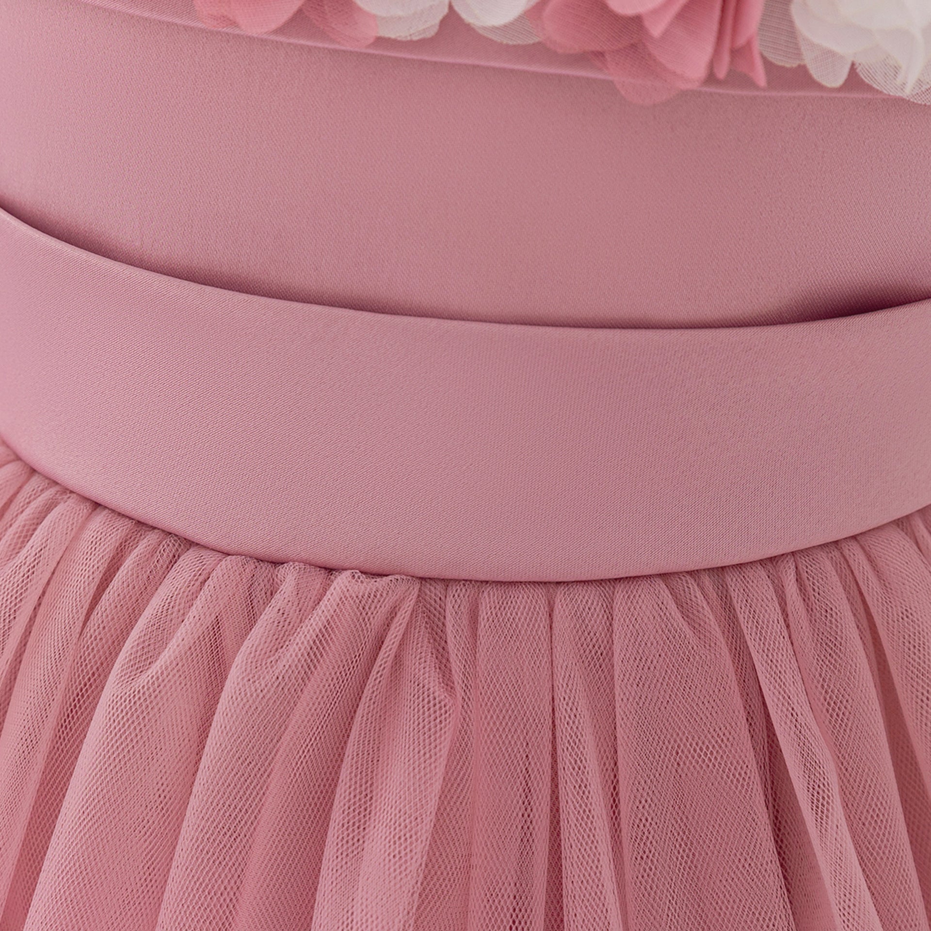 Cute Off-Shoulder Puffy Tulle Princess Dress for Toddler Girls