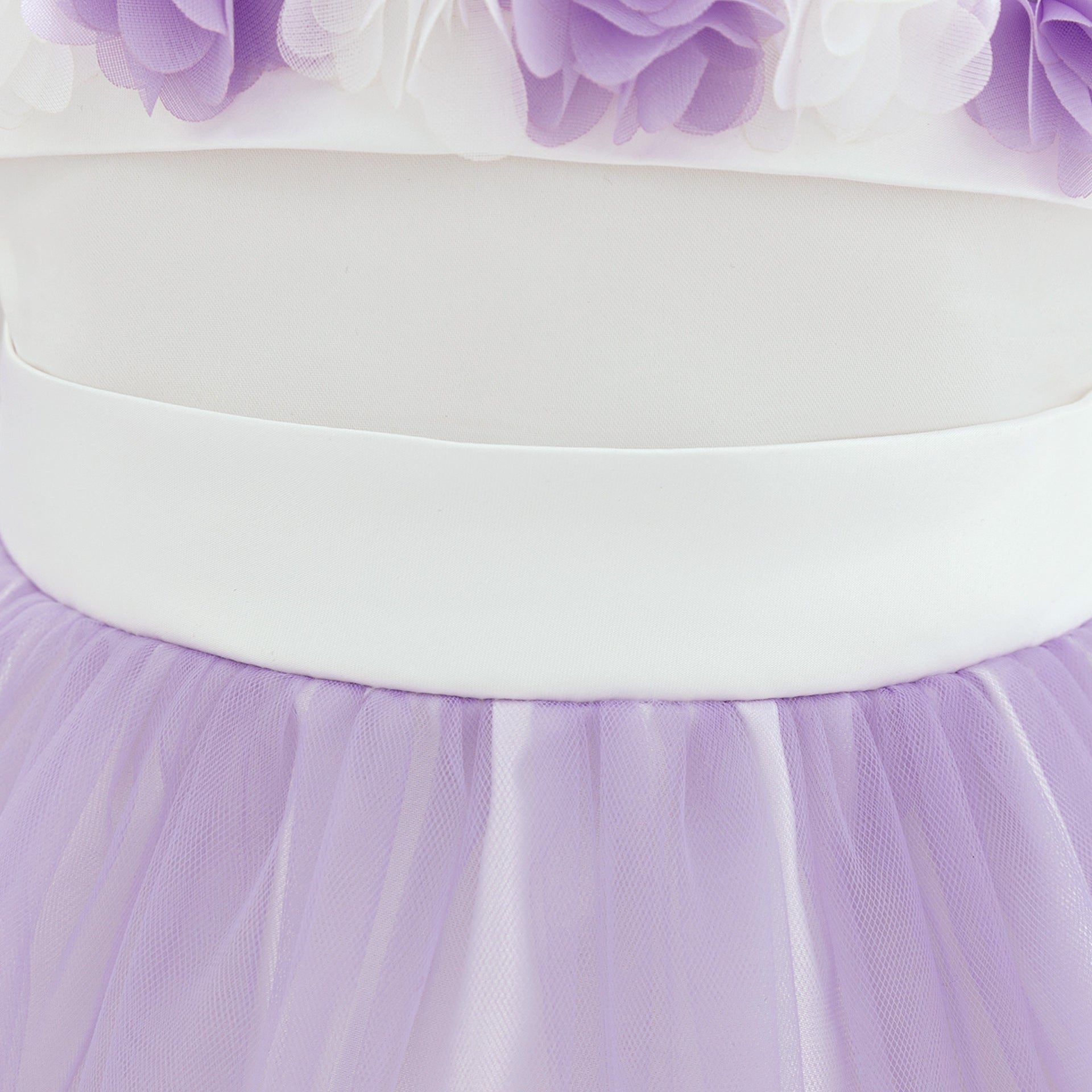 Cute Off-Shoulder Puffy Tulle Princess Dress for Toddler Girls