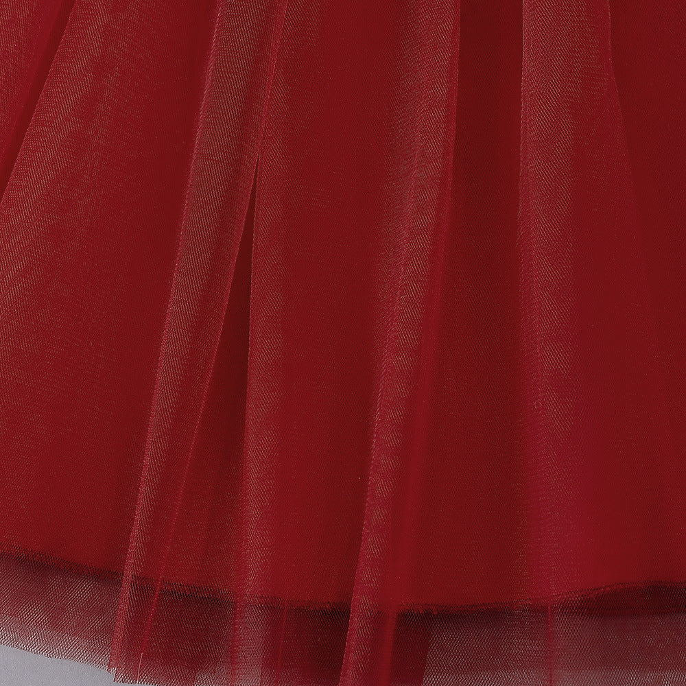 Off Shoulder Sequin Maxi Dress for Girls – Puff Sleeve Ball Gown for Special Occasions