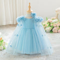 Off Shoulder Tulle Princess Dress with Applique for Toddlers