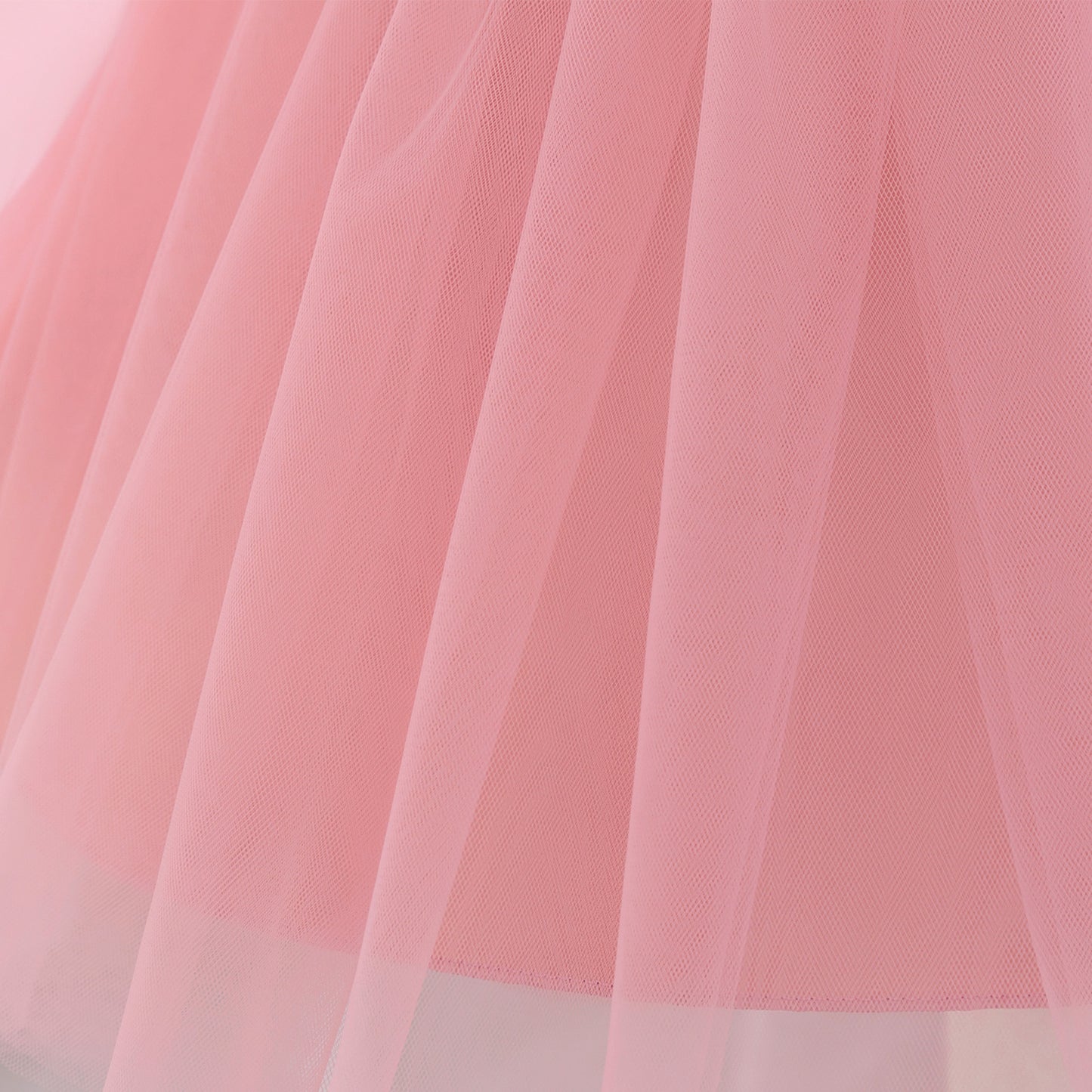 Cute Pink Puffy Off Shoulder High-Low Princess Dress for Girls | Ball Gown Kids Party Dress