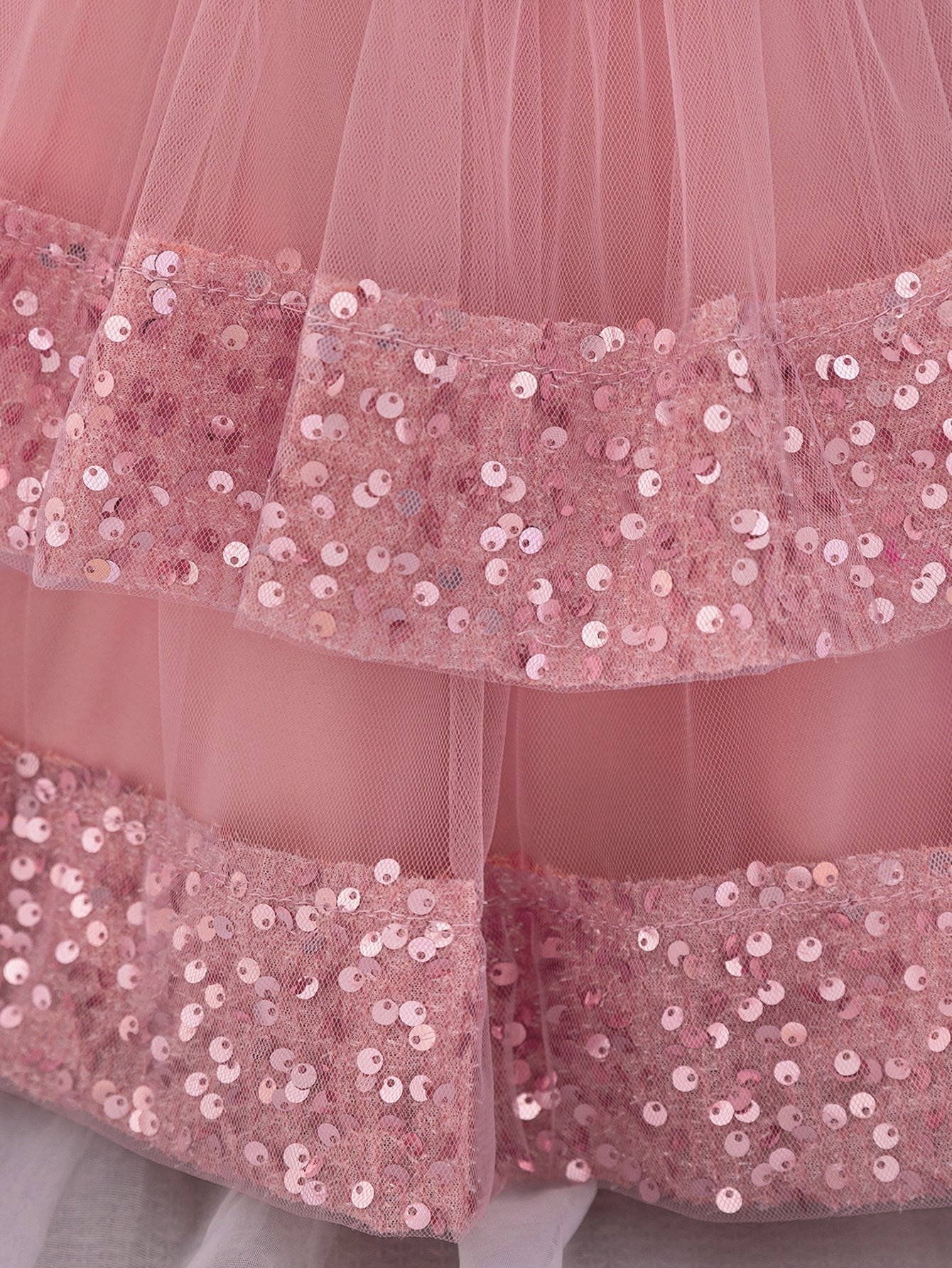 Pink Sequin Ball Gown Princess Dress for Girls – Party & Flower Girl Outfit