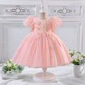 Princess Ball Gown Tea Length Dress for Girls – Light Pink