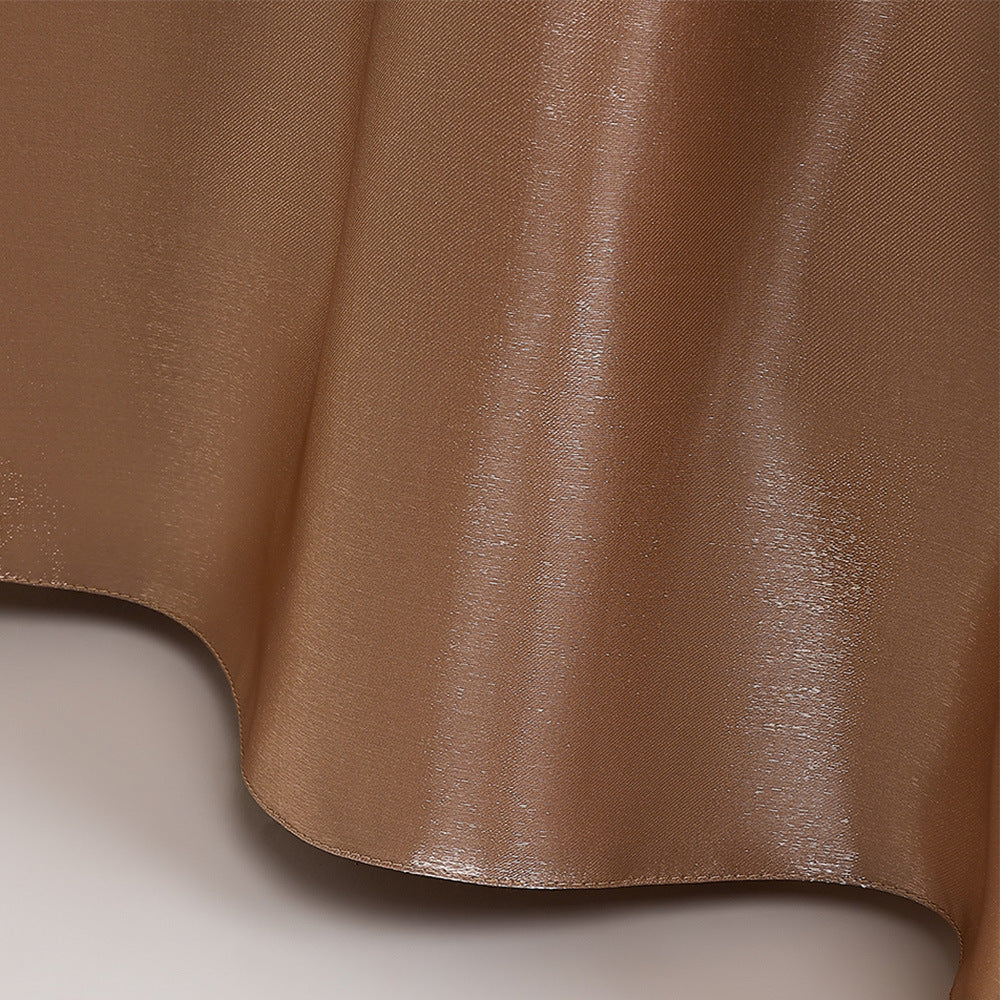 Princess & Fairy A-line Maxi Satin Dress for Girls | Formal Party & Wedding Gown