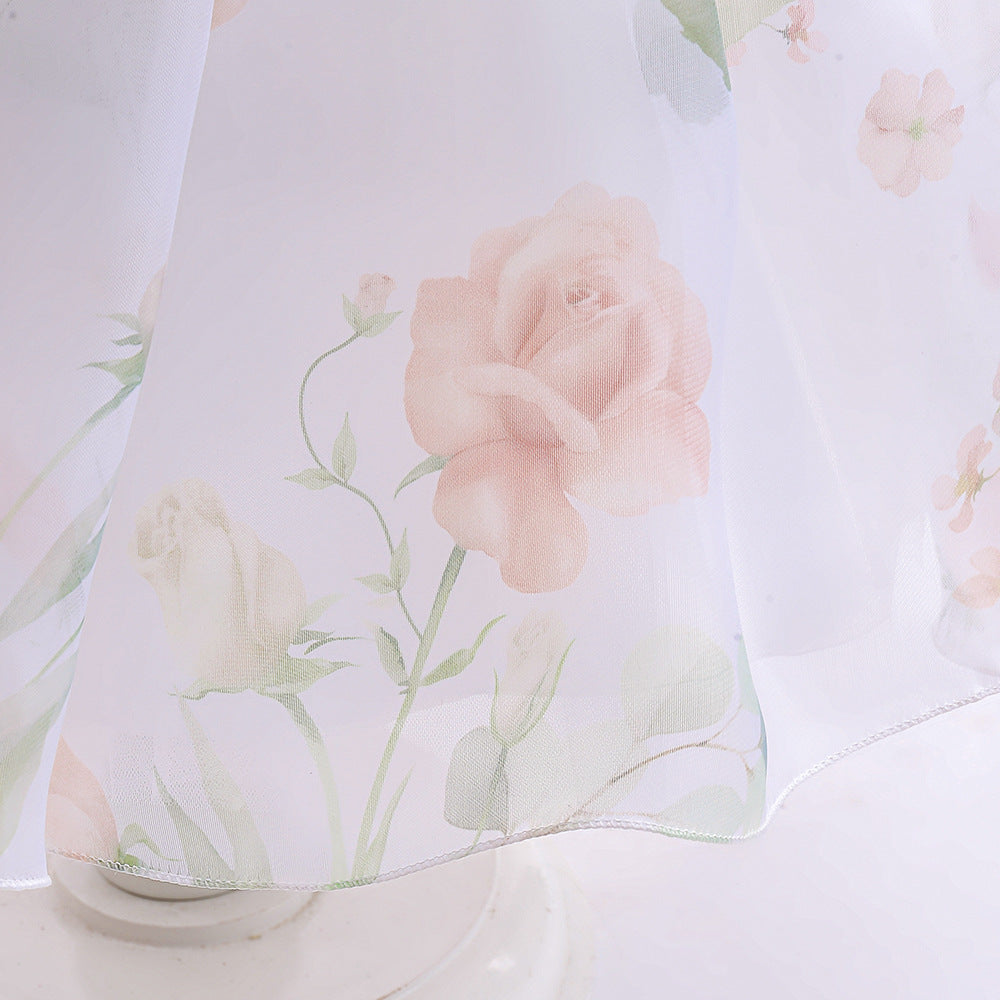 Frocklet Princess Floral Ball Gown Dress for Girls Tea Length – Party & Flower Girl Outfit Ages 2-8 14