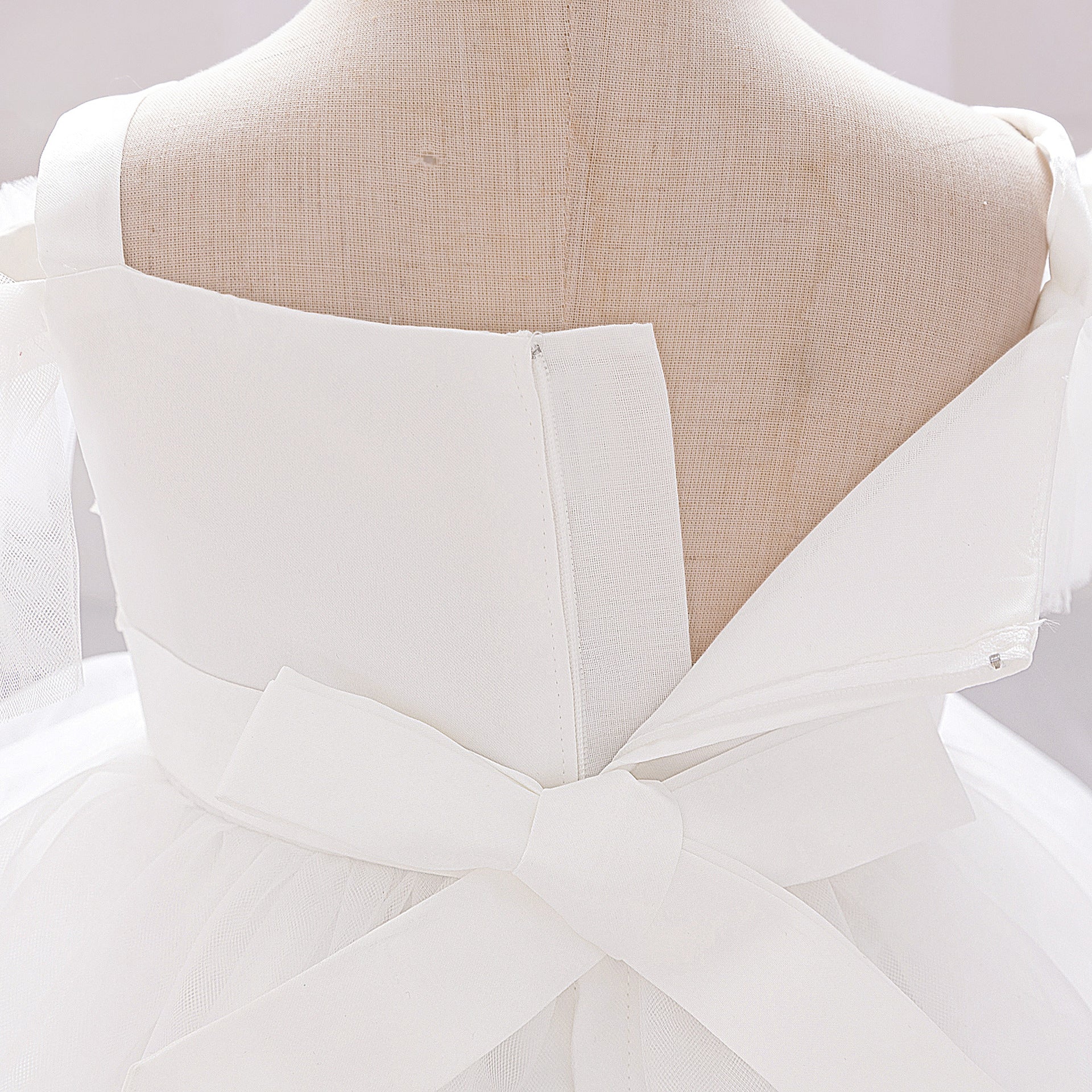Off-Shoulder Princess Puffy Ball Gown Dress for Kids | Flower Girl & Birthday Party