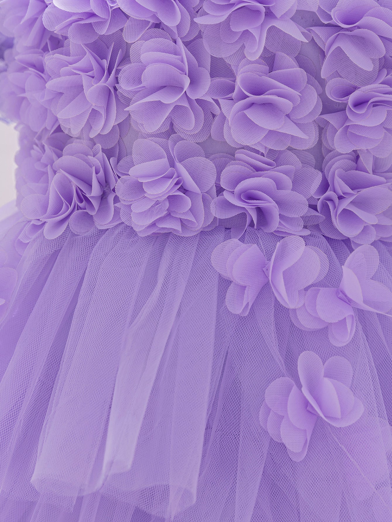 Princess Puffy High-Low Tulle Ball Gown for Girls – Party, Wedding & Event Dress (9M-4Y)