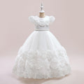 Princess Puffy Sleeve Ball Gown for Girls