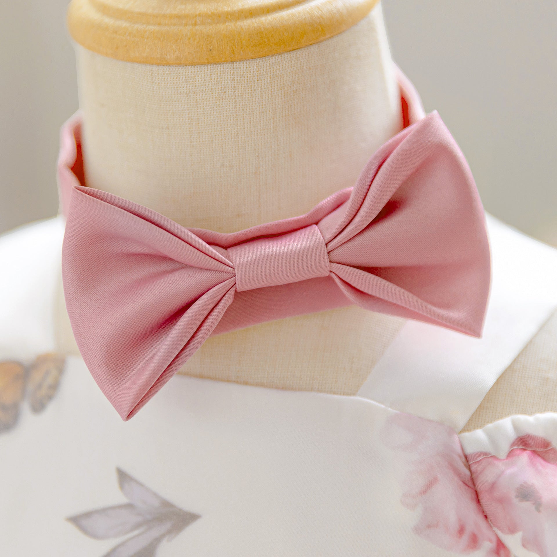 Puffy Sleeve Off-Shoulder Floral Girl's Dress | Kids Party & Wedding Gown